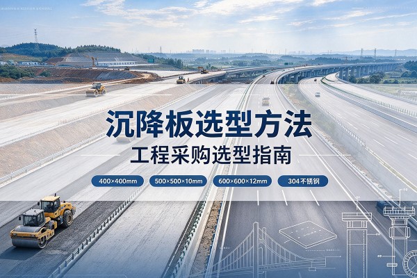 任城沉降板选择方法