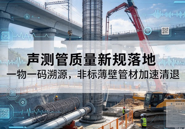 任城声测管质量新规落地，一物一码溯源，非标薄壁管材加速清退